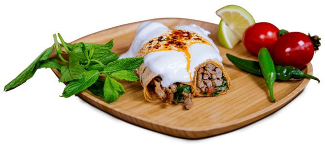 Et Tantuni Yoğurtlu Çok Acıktım Menü | 458,00